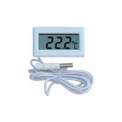 Hutermann HT-02C Digitalthermometer mit Außenfühler weiß