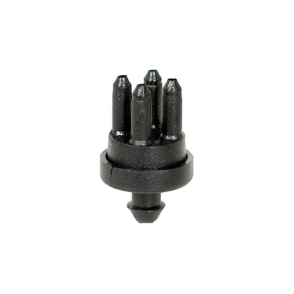 Distributor for 4 capillaries 5 mm with tip and spikes upwards