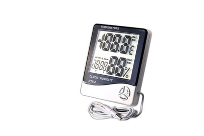 Digital thermometer and hygrometer, large display