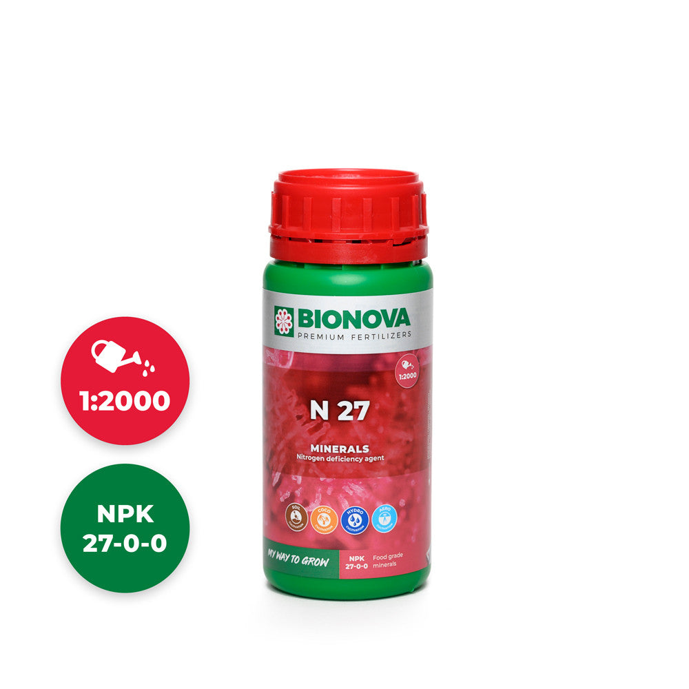 BioNova N 27 (Stickstoff) 250 ml - (mehrsprachiges Etikett inkl. DE)