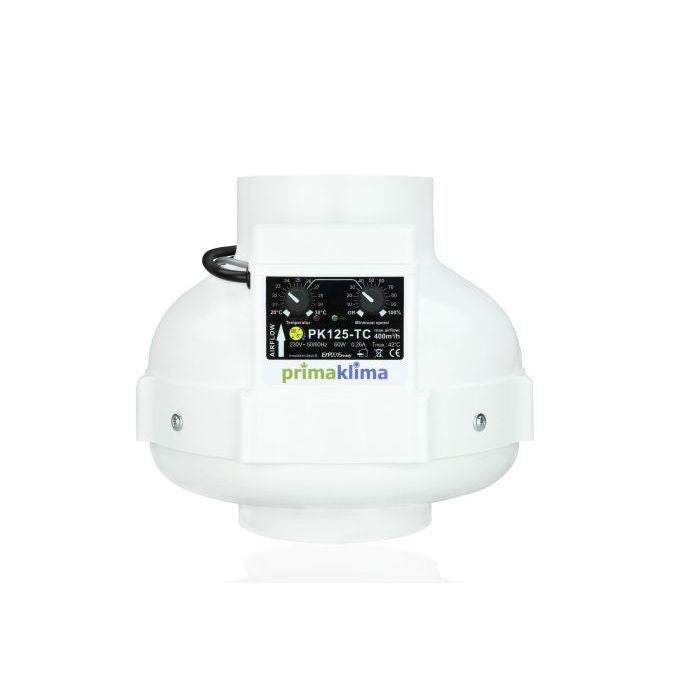 Prima Klima duct fan PK125-TC 125 mm - 400 m3/h, temperature controlled