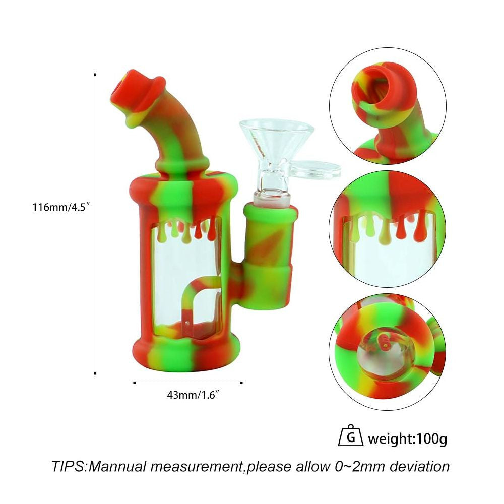 Bongthai Silikon Glas Bong 11.6 cm