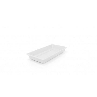 Plastkon Extra Flor White tray, 40x20x5.5 cm