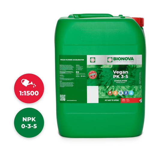 BioNova Vegan PK 3-5 (Phosphor+Kalium) 20 l - (mehrsprachiges Etikett inkl. DE)