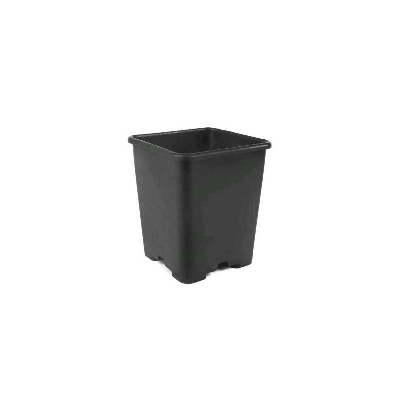 Plastic flowerpot, square 7x7x8 cm - 0.35 l