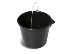Garten Eimer mit Ausgießer, schwarz 12l