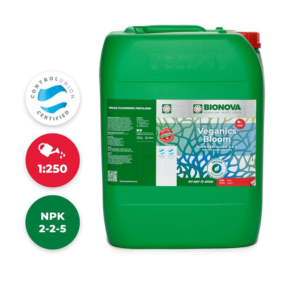 BioNova Veganics Bloom 20 l - (mehrsprachiges Etikett inkl. DE)