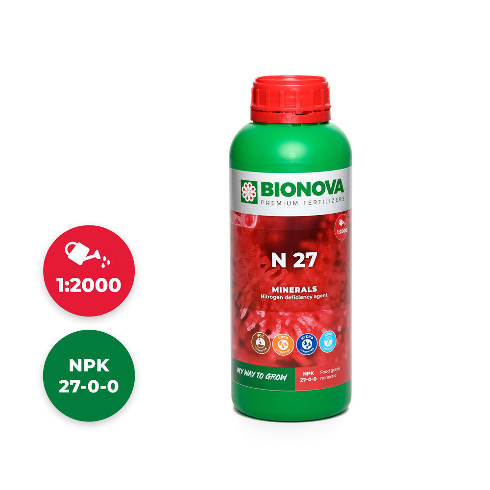 BioNova N 27 (Stickstoff) 1 l - (mehrsprachiges Etikett inkl. DE)