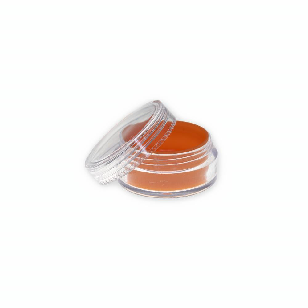 Plastikdose mit orangen Silikoneinsatz 10 ml