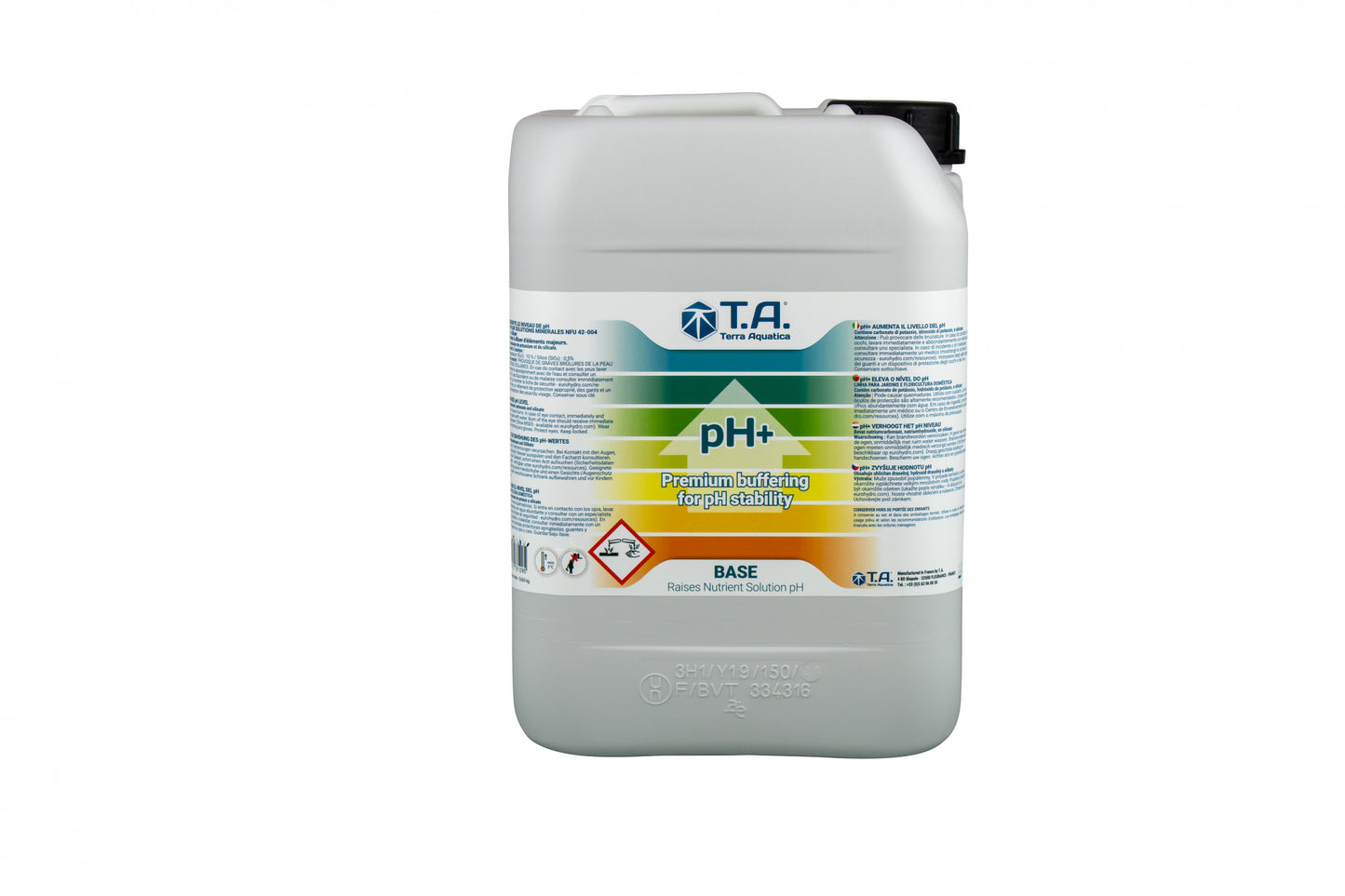 Terra Aquatica pH+ Up 10 l - (multilingual label incl. DE)