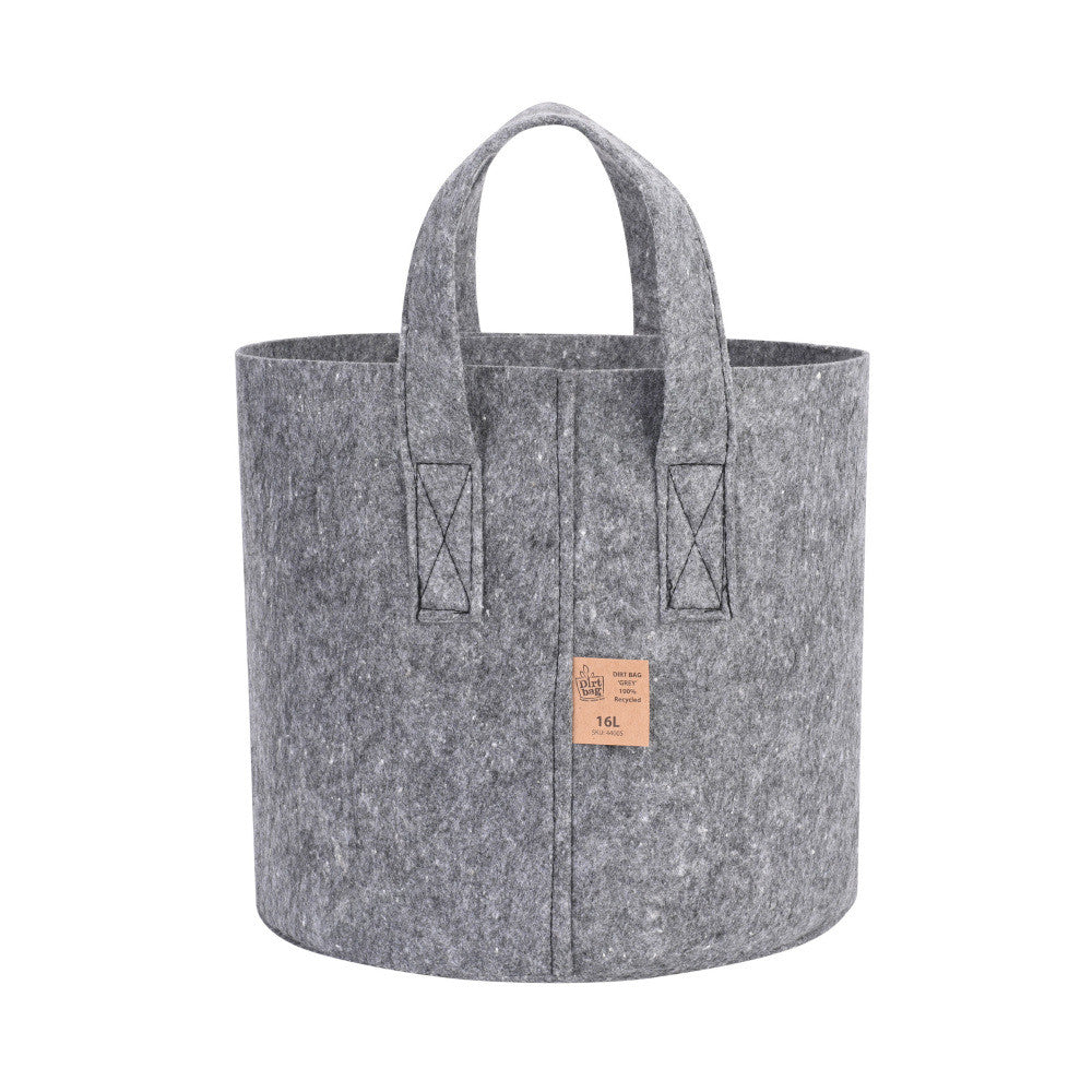 Dirt Bag Grey Stoff Topf 16 l (Topf aus 100% recyceltem Stoff)