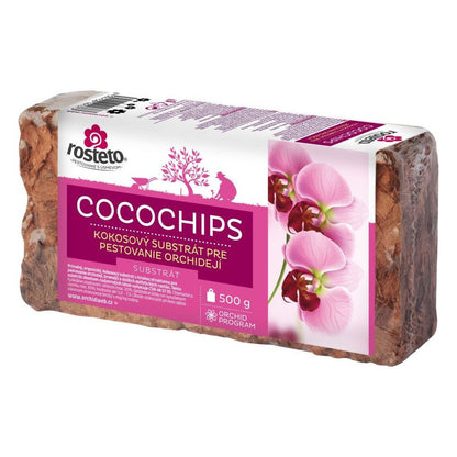 Coconut chips - pressed coconut pieces 500 g