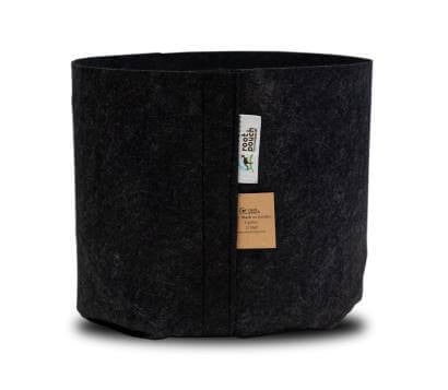 Root Pouch Black Textil Blumentopf 15x19 cm - 3.8 l