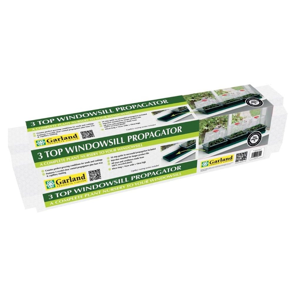 Garland Propagator 3 Top Windowsill, 76x18.5x20.5 cm