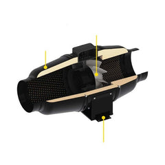 Dalap AP Quiet 100 mm, 170/240 m3/hr
