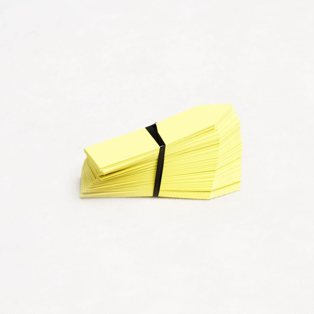 Plant stake labels yellow 100 pieces.