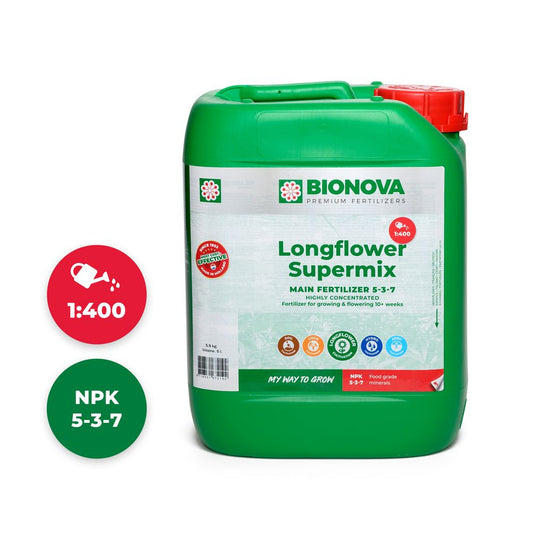 BioNova Longflower Supermix 5 l - (mehrsprachiges Etikett inkl. DE)