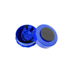 TightVac GrinderVac 60 ml, airtight container with grinder blue