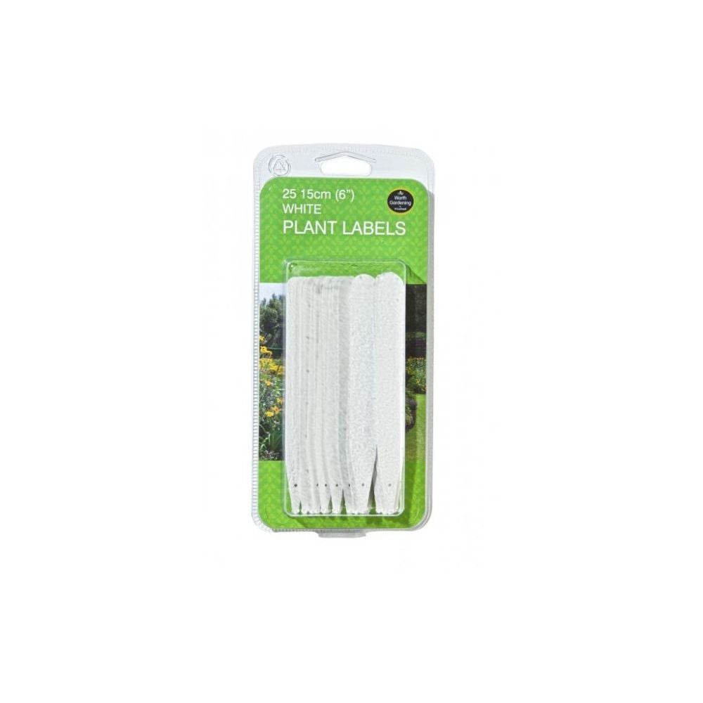 Garland Plant Label, 15 cm white labels 25 pieces