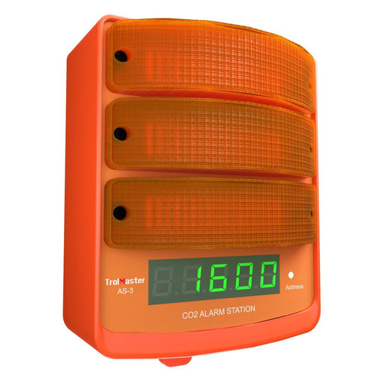 Trolmaster CO2 Alarm Station, orange light (AS-3)