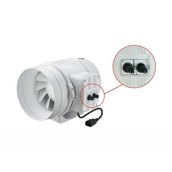 Vents TT SU 125 mm - 320 m3/Std., temperaturgeregelte Geschwindigkeit und stärkerer Motor