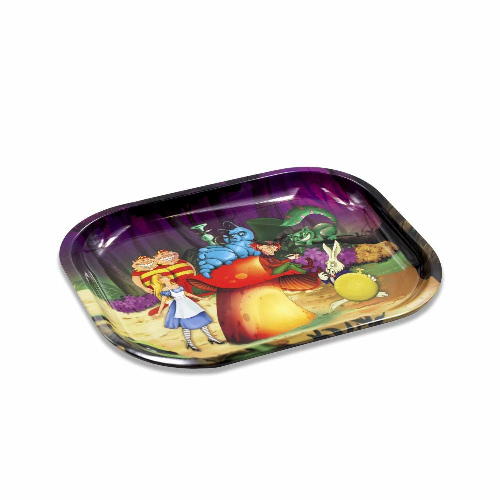 Metal rolling tray V-Syndicate Alice Forest 180x140 mm