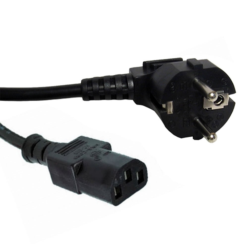 Stromkabel mit EU-Stecker 2 m - IEC-Buchse