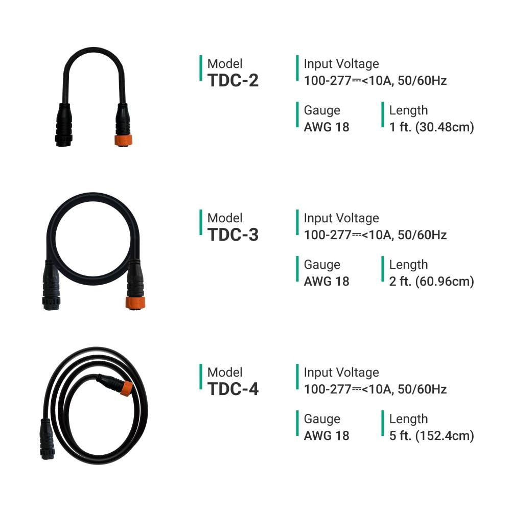 ThinkGrow Model One LED 1ft AWG #18 Daisy Chain Cord (TDC-2)