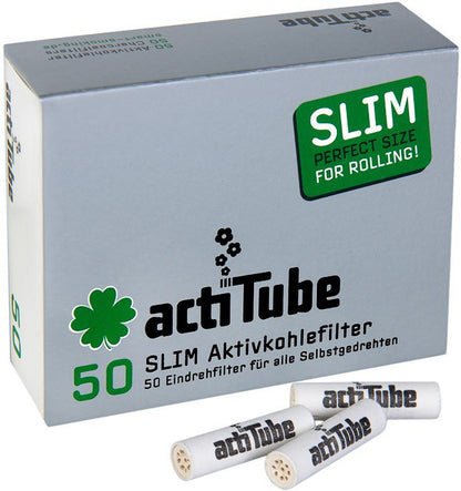 ActiTube Slim 7mm carbon filters, 50 Stk.