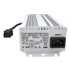 HDL Horti Dim Light Ballast HPS/MH 600W, 240V