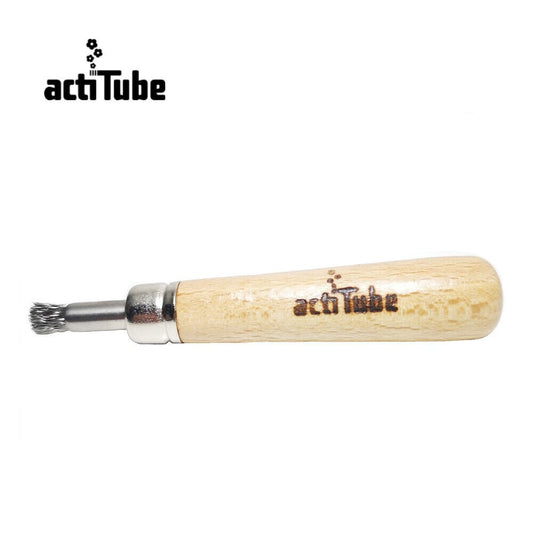 ActiTube Wooden Cleaning Brush - Brush for cleaning screens and pipes