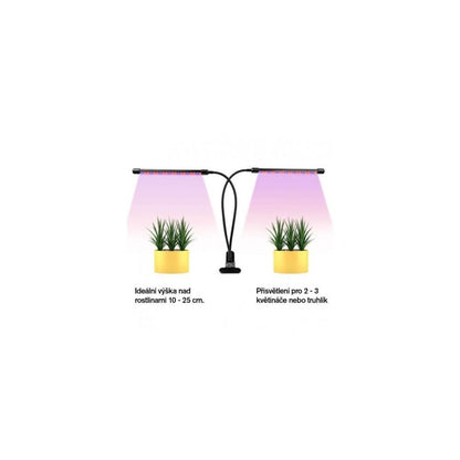 LED Beleuchtung mit Clip, 2 verstellbare Leisten