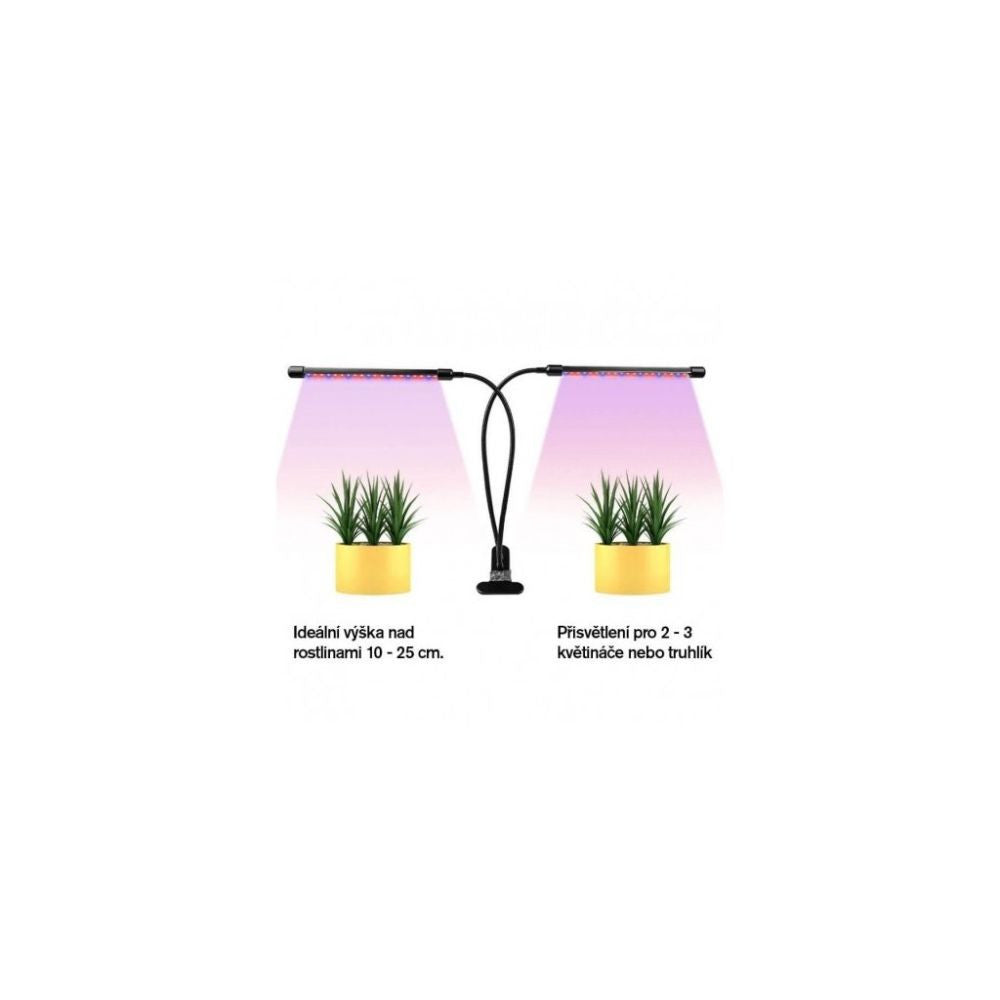 LED-Beleuchtung mit Clip, 4 verstellbare Leisten