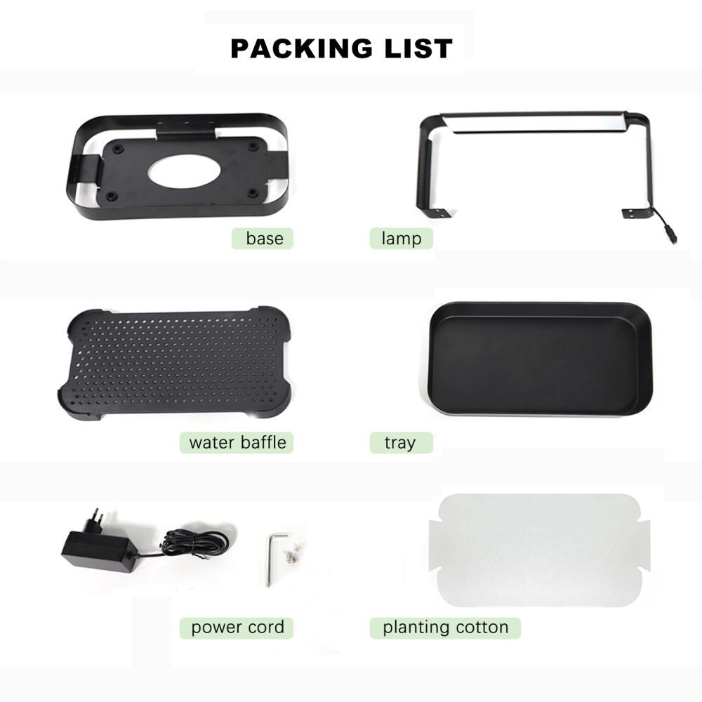 Urban LED 16W Mini Grow Kit for Microgreen 6400K