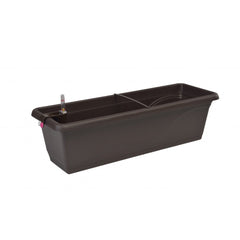 Self-watering flowerpot Extra Line SMART, length 60cm brown
