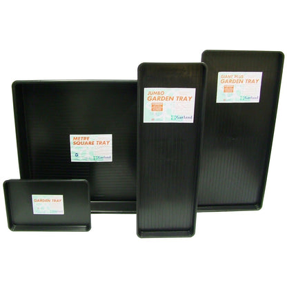 Garland Plastikschale Square Tray Black 120x120x12 cm