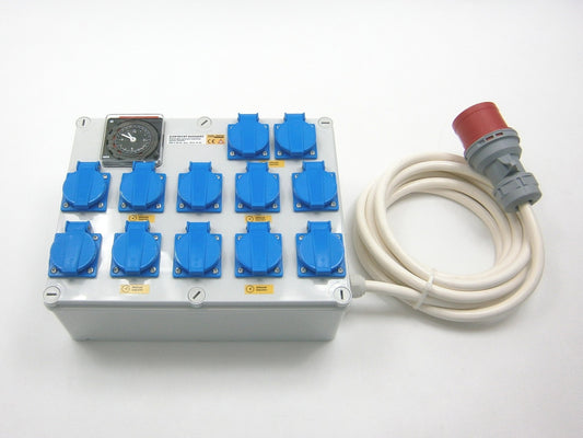 Malapa distribution board 12+2 (400V) controlled by KL05 timer