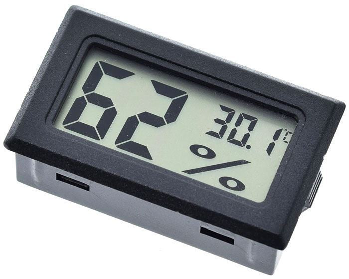 Digitalthermometer und Luftfeuchtigkeitsmesser FY-11 Schwarz