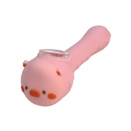 Bongthai Silikon Schwein Pfeife 9,2 cm