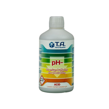 Terra Aquatica pH- Down 500 ml - (mehrsprachiges Etikett inkl. DE)