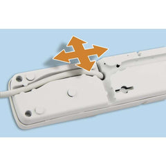Emos surge protection 5 sockets 3 m, 3x1 mm, white