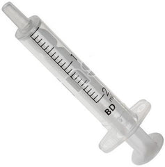 Plastic injection syringe 2ml