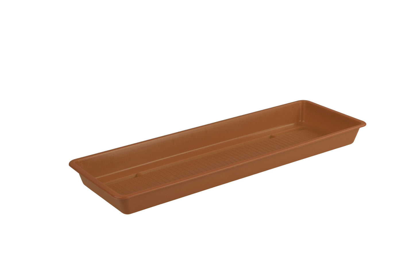 Plastkon Extra Flor Brown tray, 58.3x16.5x4 cm