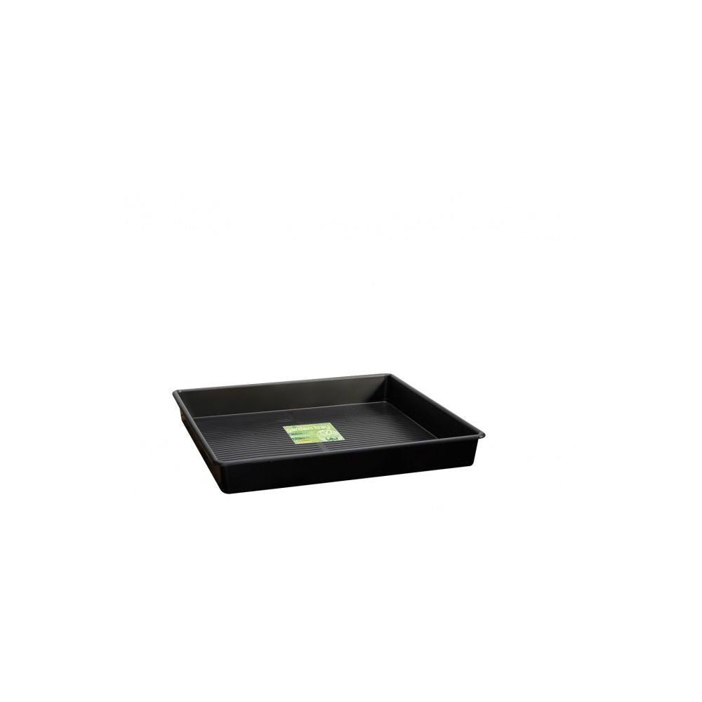 Garland plastic tray Square Tray Black 100x100x12 cm