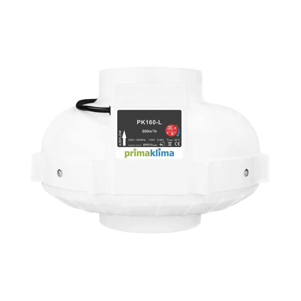 Prima Klima duct fan PK160-L 160 mm - 800 m3/h, 1-speed
