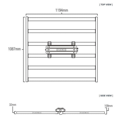 Osram LED Fluence SPYDR 2I, 630W 2.45 µmol/J