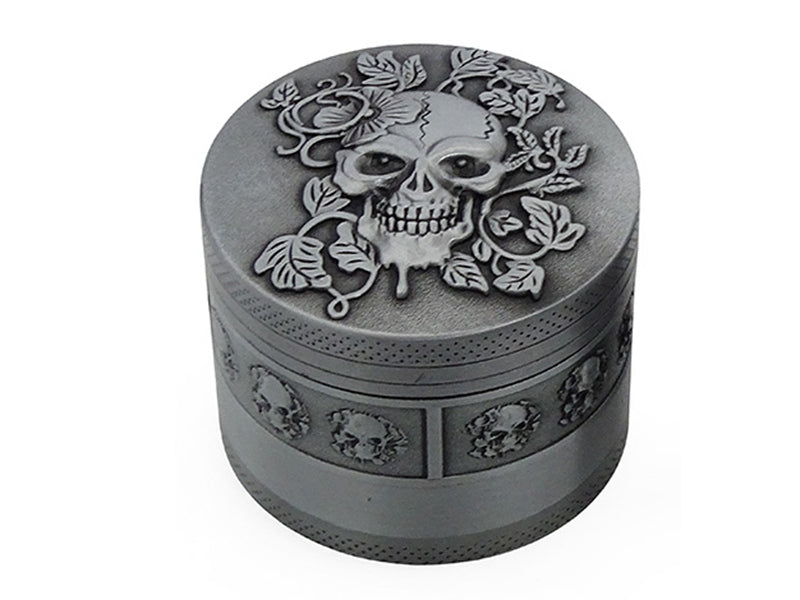 Grinder "Skull with Ivy", 4-tlg., 45 x 50 mm