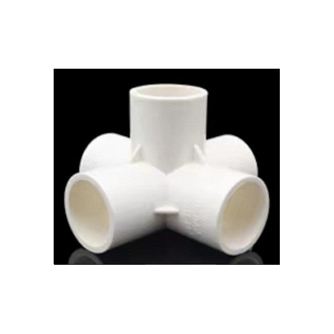 Urban Hydro coupling 32 mm, for 5 PVC pipes for NFT channel