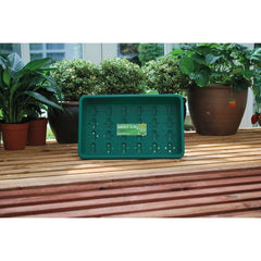 Garland Plastic Bowl Seed Tray Green with Drainage 37.5x23x6 cm