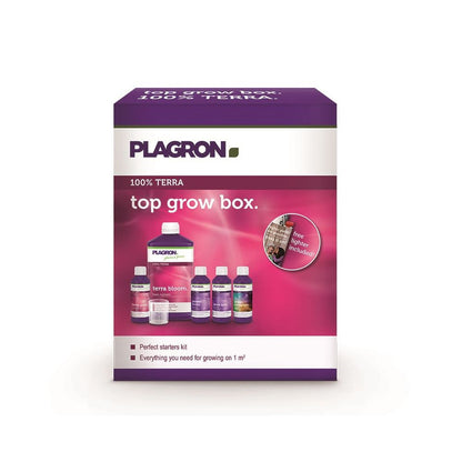 Plagron Top Grow Box 100% Terra, Düngemittel-Kit - (mehrsprachiges Etikett inkl. DE)